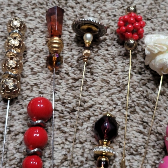 Exotic hat pins, $5 ea bundle & save - Picture 2 of 4